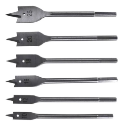 Kit Broca Chata Madeira Longa Furadeira 10 A 25Mm